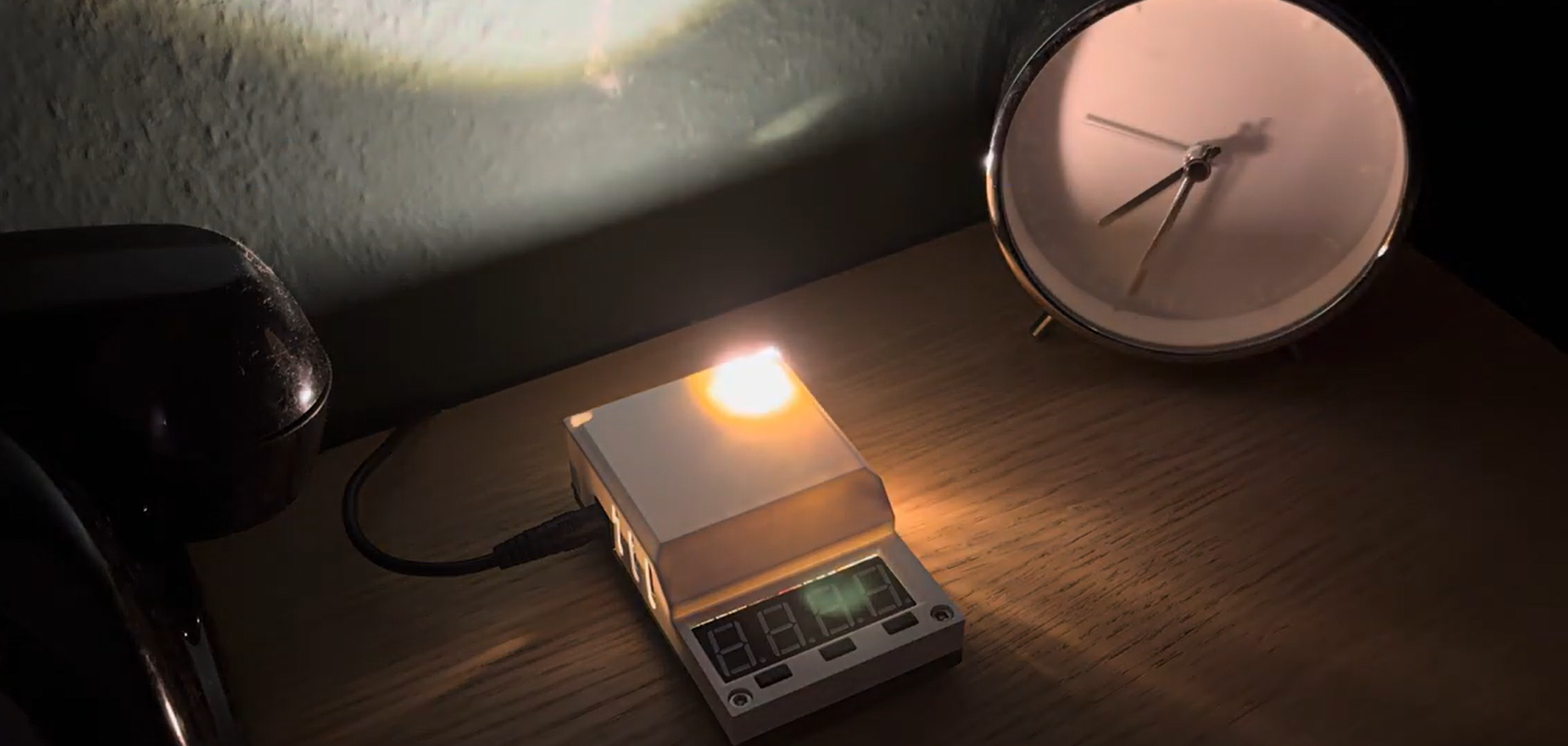 Pocket Sunrise in use